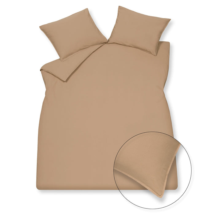 Washed Cotton Dekbedovertrek Old Rose | Roze | Katoen