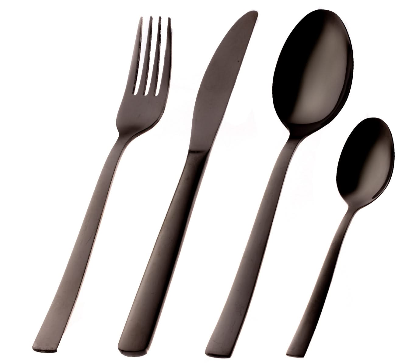 Sareva Bestekset - 16-delig | 4 personen - Zwart