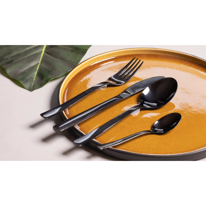 Sareva Bestekset - 16-delig | 4 personen - Zwart