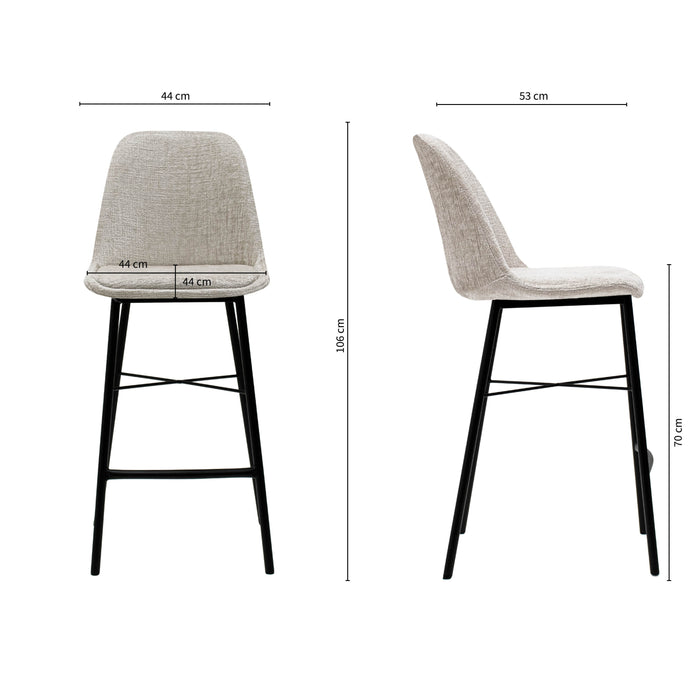 Kick barkruk Lara - Champagne