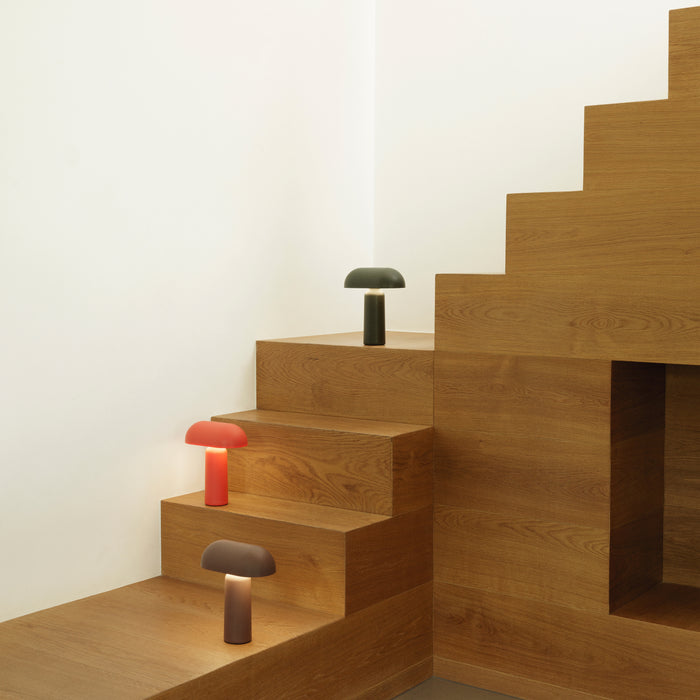 Normann Copenhagen Porta Oplaadbare Tafellamp - Rood