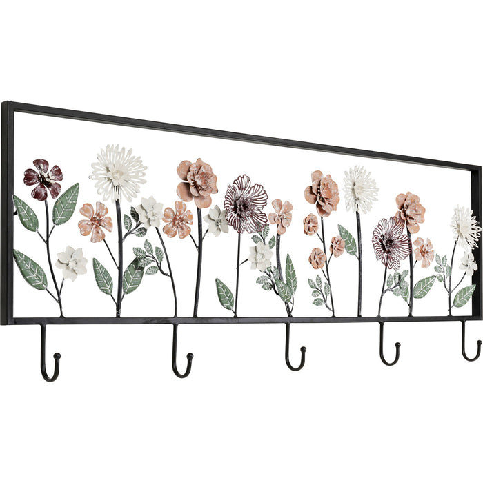 Wand Kapstok ingelijste bloemen Kare Design