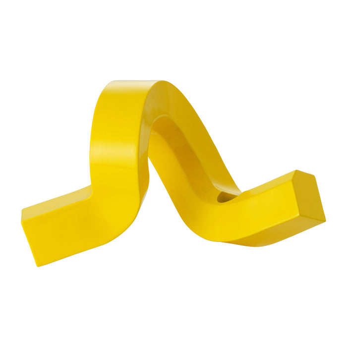 Normann Copenhagen Crooked Kandelaar - Single - Geel