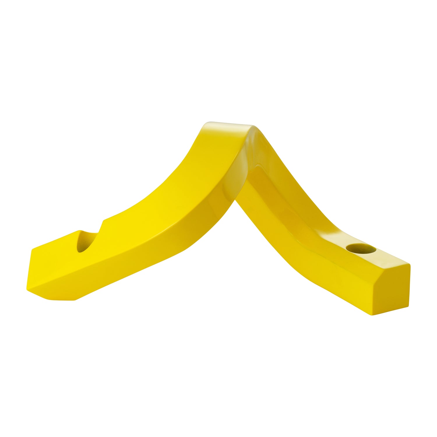 Normann Copenhagen Crooked Kandelaar - Double - Geel