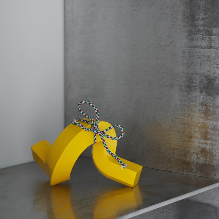 Normann Copenhagen Crooked Kandelaar - Single - Geel