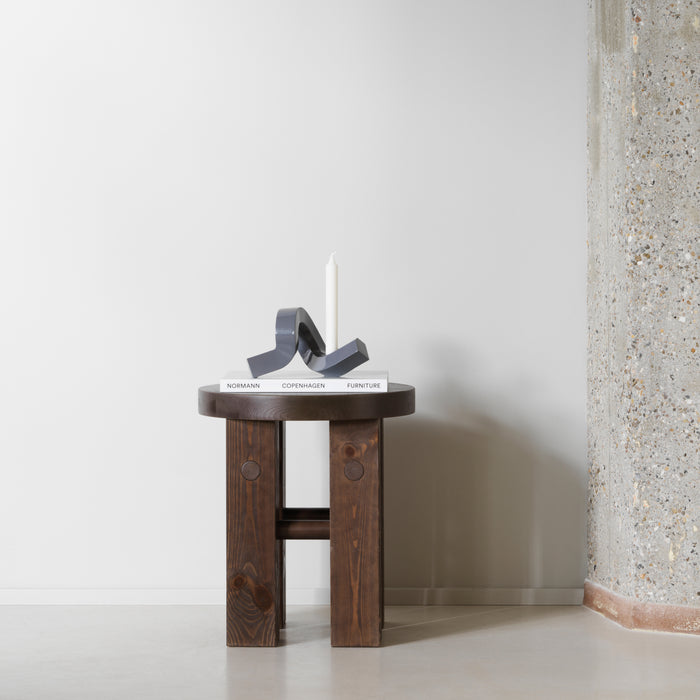 Normann Copenhagen Crooked Kandelaar - Single - Grijs