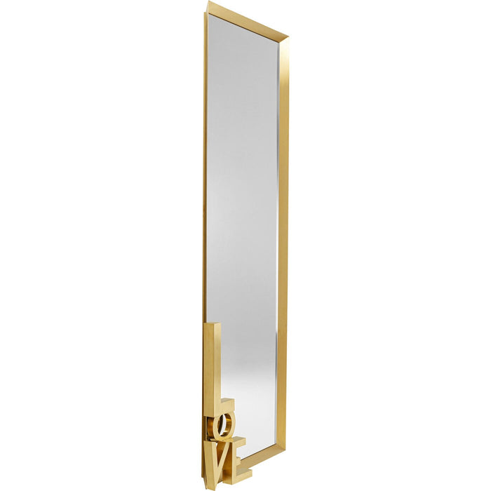 Spiegel Love 3D 200x70cm goud Kare Design