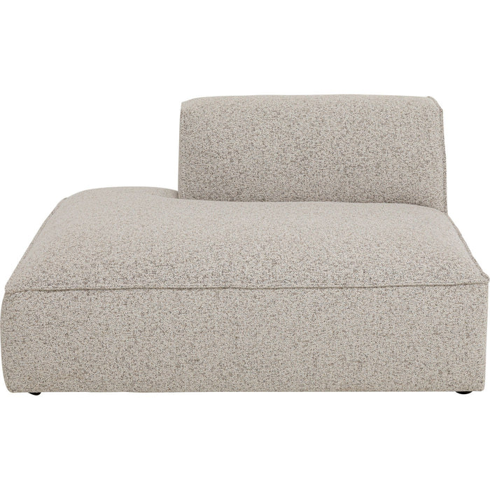 Kare Design Casanova ligstoel - links - grijs