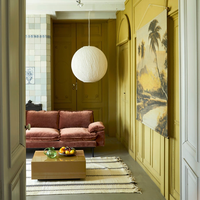 HKliving Retro Sofa 4-zitsbank - Royal Velvet - Magnolia