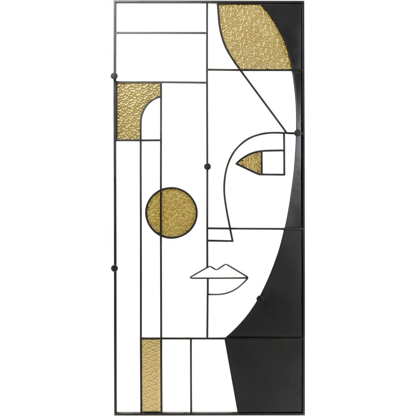 Wand Kapstok Art Face vrouw 200x90cm Kare Design