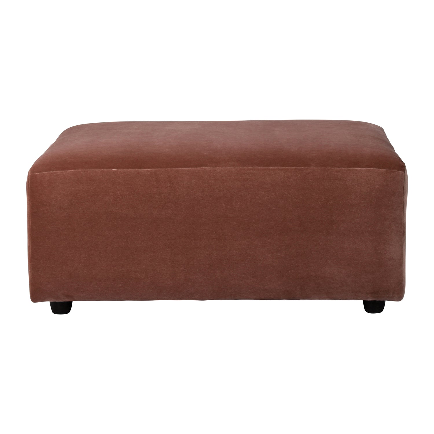 HKliving Jax Bank Element - Hocker - Royal Velvet - Magnolia