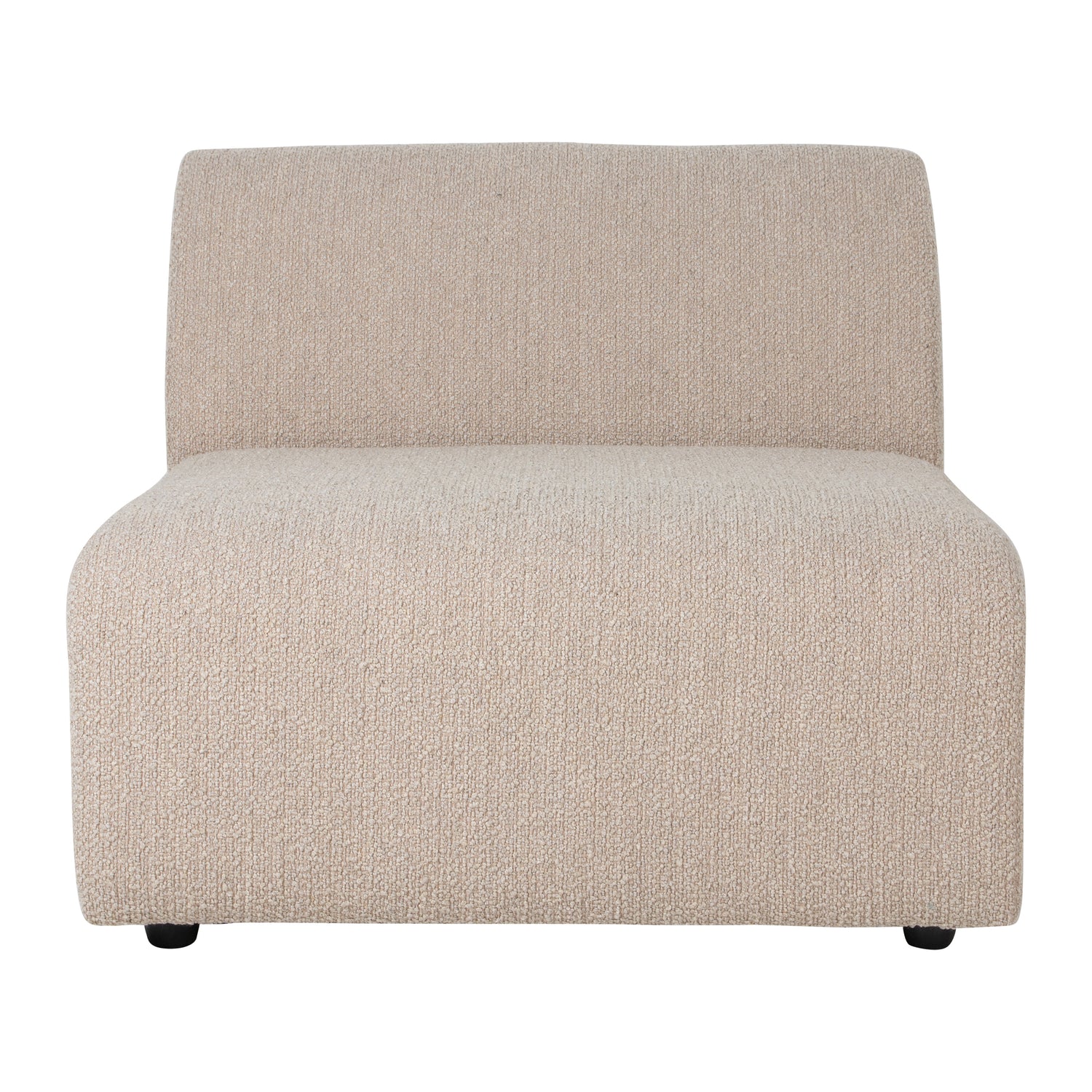 HKliving Jax Bank Element - Middenstuk - Bouclé - Taupe