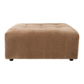 HKliving Vint Bank Element - Hocker - Corduroy Rib - Bruin