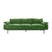 HKliving Retro Sofa 4-zitsbank - Royal Velvet - Green
