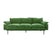 HKliving Retro Sofa 3-zitsbank - Royal Velvet - Groen