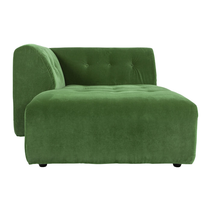 HKliving Vint Bank Element - Divan Links - Royal Velvet - Groen