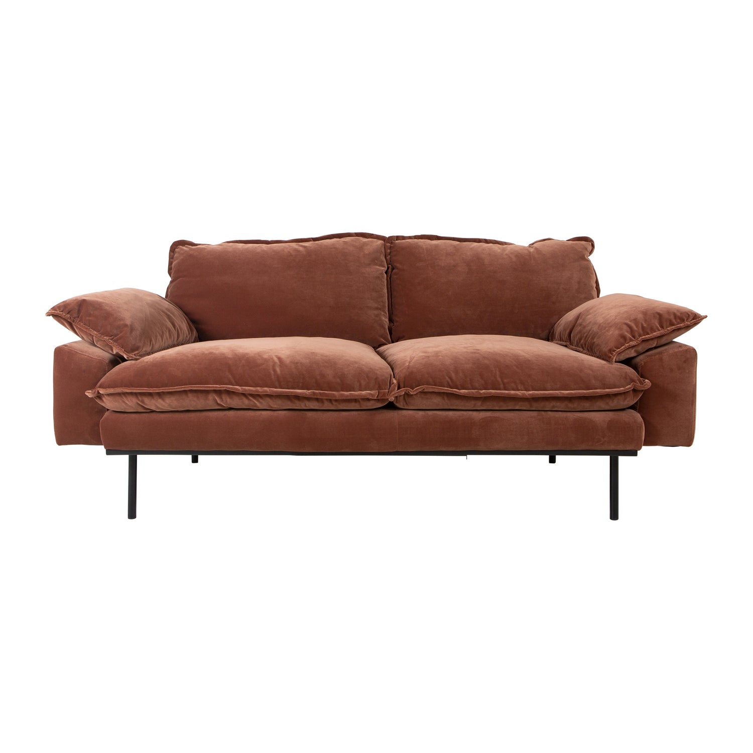 HKliving Retro Sofa 2-zitsbank - Royal Velvet - Magnolia