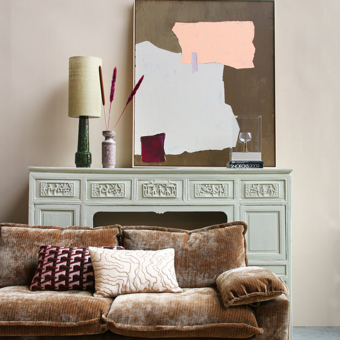 HKliving Retro Sofa 3-zitsbank - Velvet Corduroy - Aged Gold