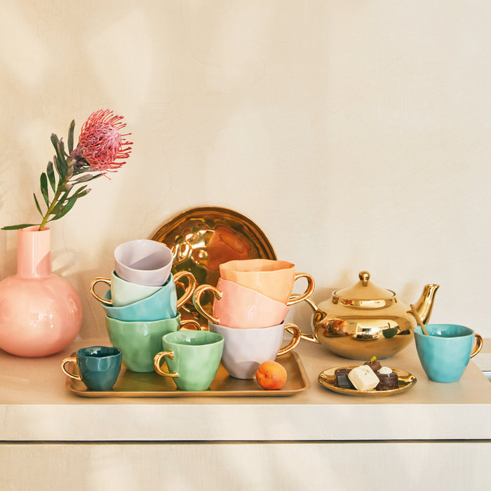 Urban Nature Culture Good Morning Cappuccino / Theekop - Lila - 4 st.