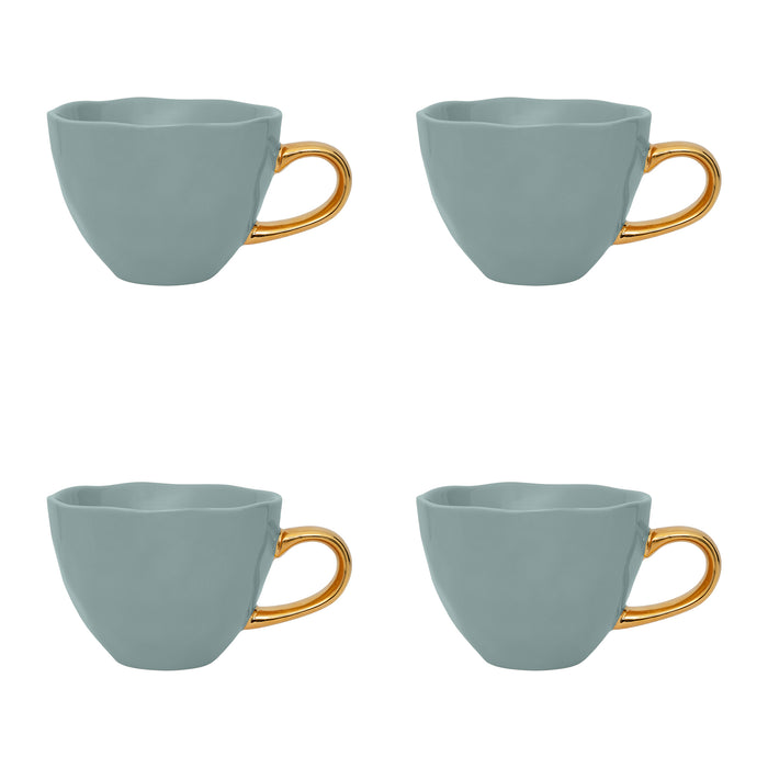 Urban Nature Culture Good Morning Cappuccino / Theekop - Blauw - 4 st.