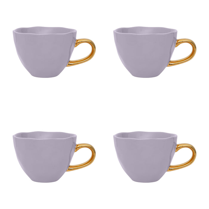 Urban Nature Culture Good Morning Cappuccino / Theekop - Lila - 4 st.