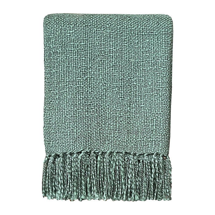 Malagoon Solid Plaid 125 x 150 cm - Saliegroen