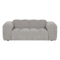 by fonQ Plume 2-zitsbank - Chenille - Grijs