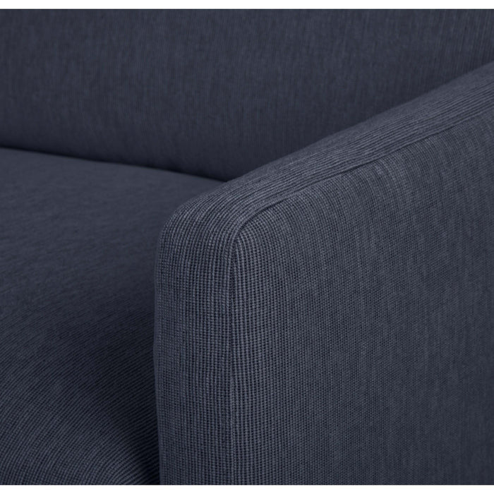 by fonQ Sora 2-zitsbank - Linnen - Donkerblauw