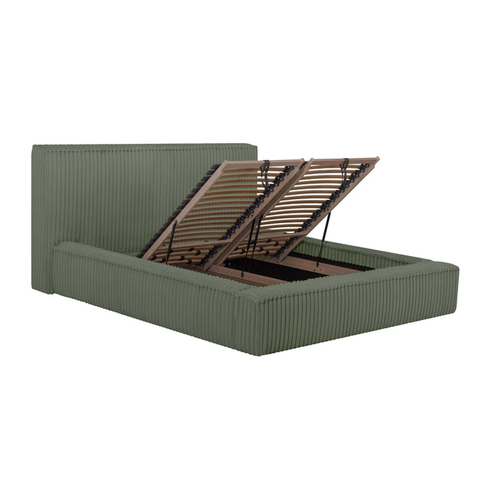 by fonQ Striv Bedframe met Opbergruimte - 160 x 200 cm - Groen