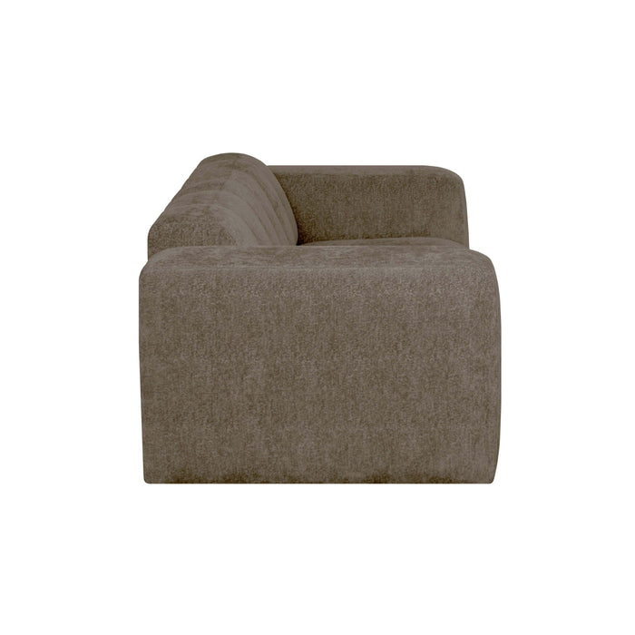 by fonQ Plume 2,5-zitsbank - Chenille - Mocca