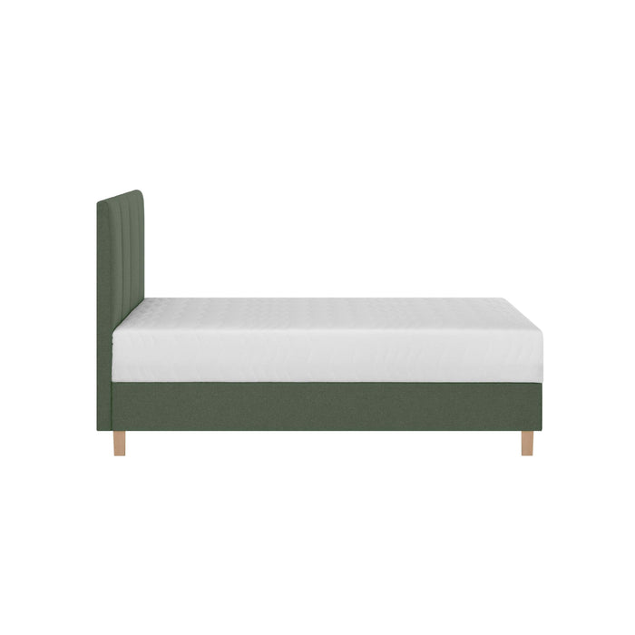 by fonQ Fjora Eenpersoonsbed met Opbergruimte 90 x 200 cm - Groen