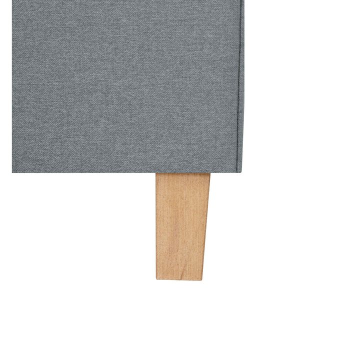 by fonQ Fjora Eenpersoonsbed met Opbergruimte 90 x 200 cm - Blauw