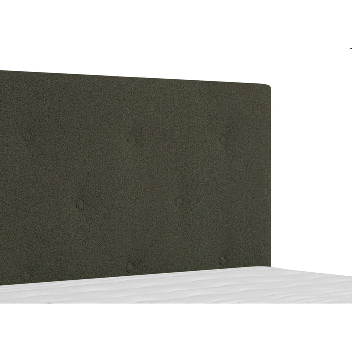 by fonQ Stilo Boxspring met Opbergruimte en Hoofdbord - 180 x 200 cm - Mosgroen