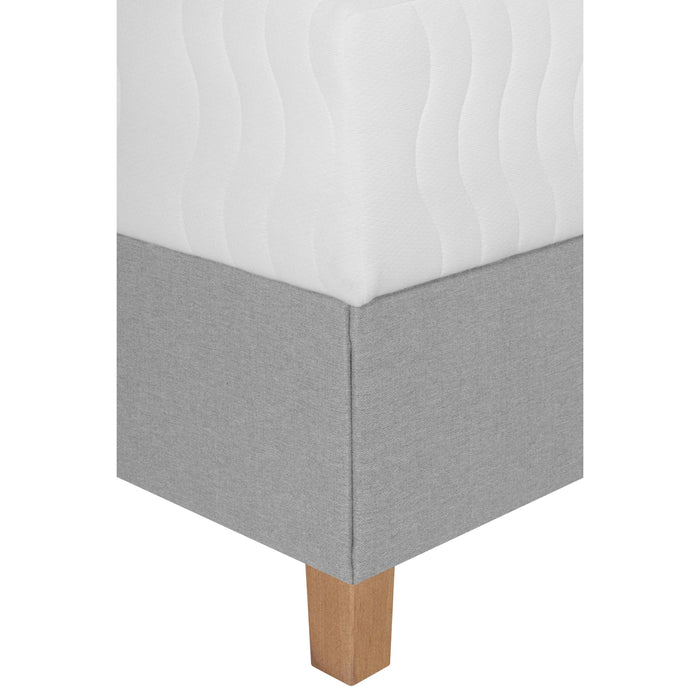 by fonQ Fjora Boxspring met Opbergruimte 140 x 200 cm - Grijs