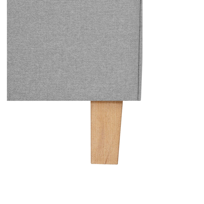 by fonQ Fjora Boxspring met Opbergruimte 140 x 200 cm - Grijs