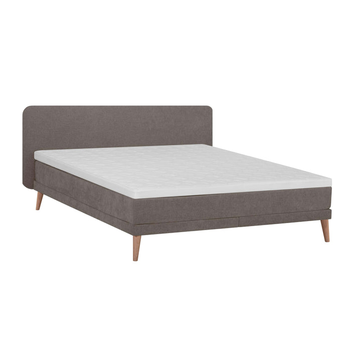 by fonQ Loa Boxspring - 180 x 200 cm - Steengrijs