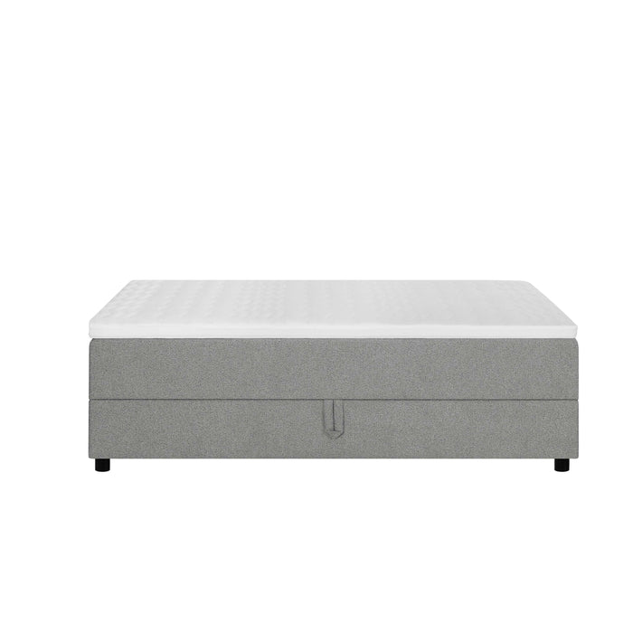 by fonQ Stilo Boxspring met Opbergruimte - 160 x 200 cm - Grijs