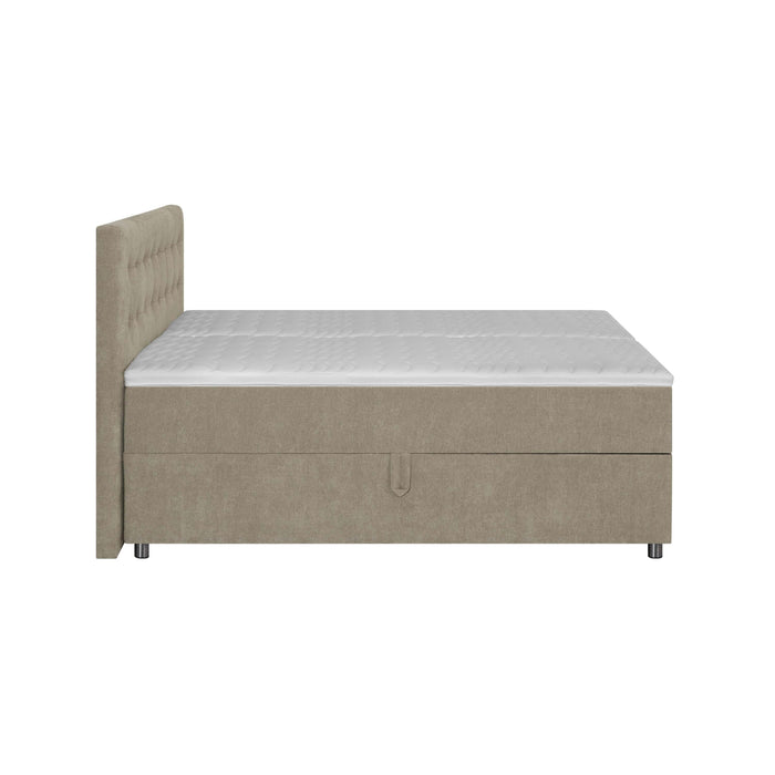 by fonQ Brene Boxspring met Opbergruimte - 180 x 200 cm - Beige