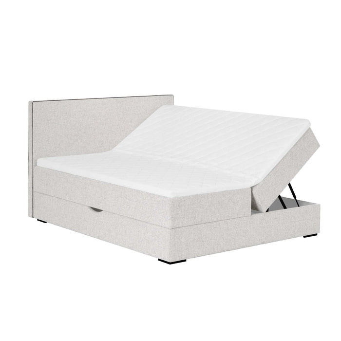 by fonQ Modo Boxspring met Opbergruimte - 160 x 200 cm - Ecru