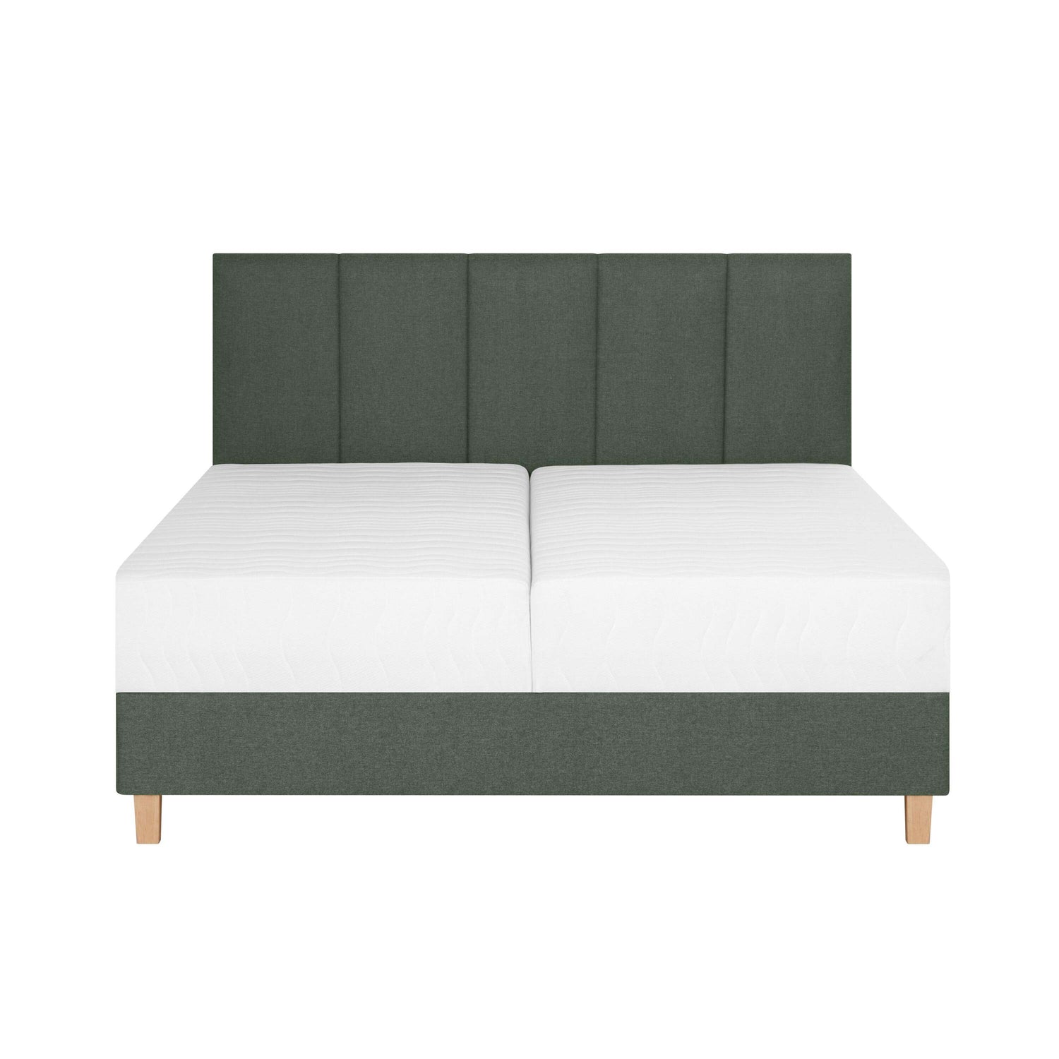 by fonQ Fjora Boxspring met Opbergruimte 180 x 200 cm - Groen