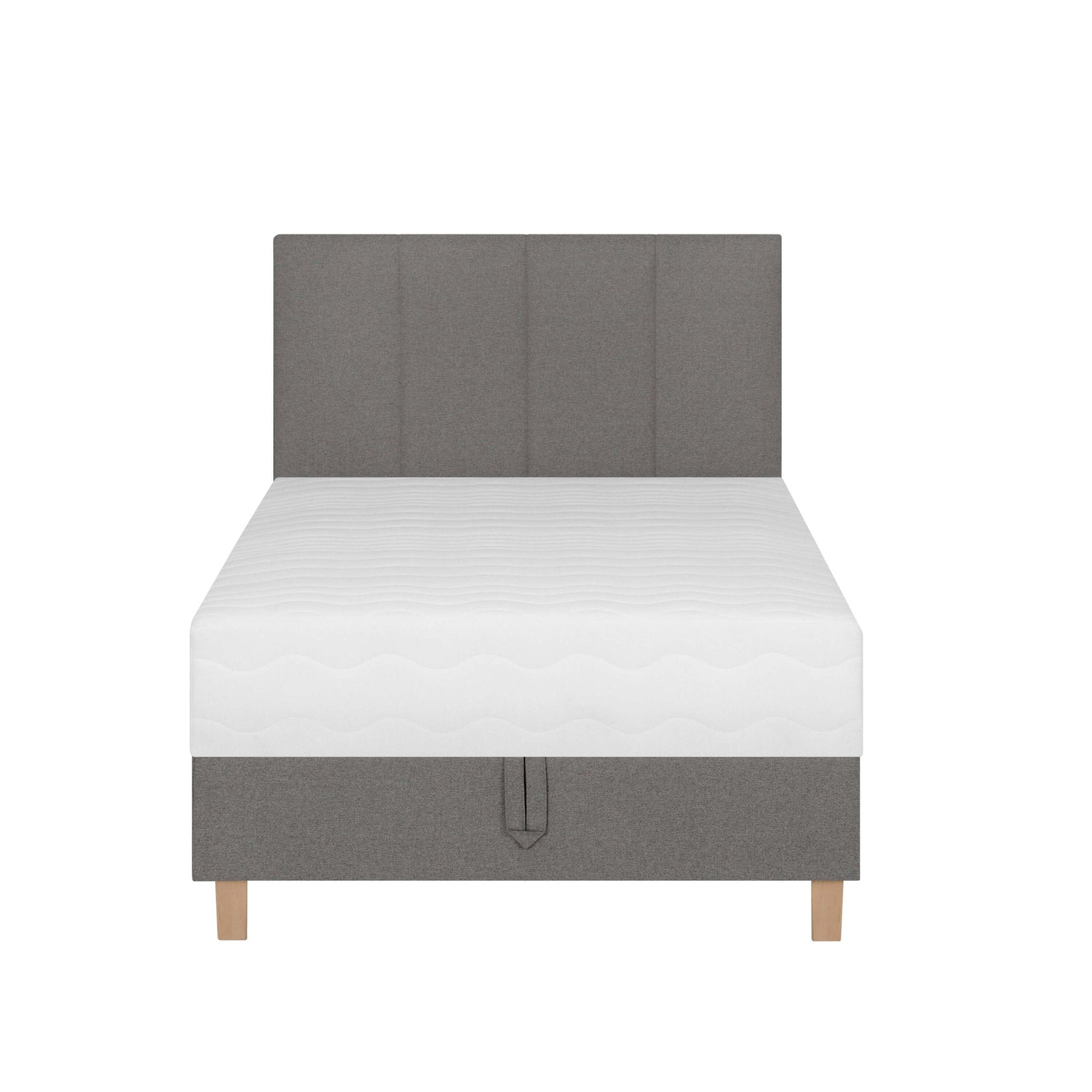 by fonQ Fjora Boxspring met Opbergruimte 120 x 200 cm - Steengrijs