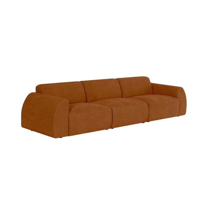 by fonQ Bink 3-zitsbank - Bouclé - Terra