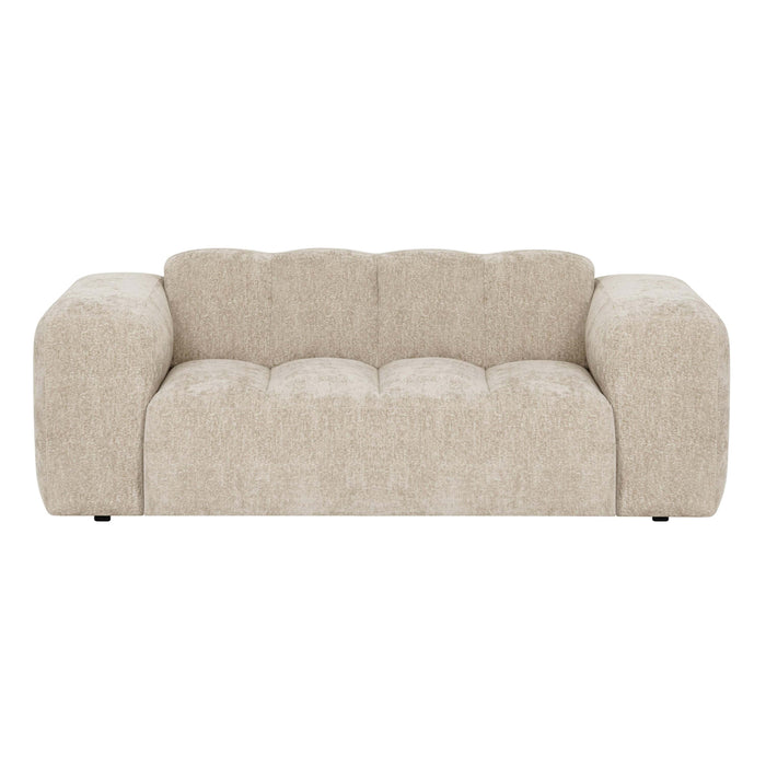 by fonQ Plume 2-zitsbank - Chenille - Beige