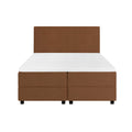 by fonQ Stilo Boxspring met Opbergruimte en Hoofdbord - 160 x 200 cm - Terra