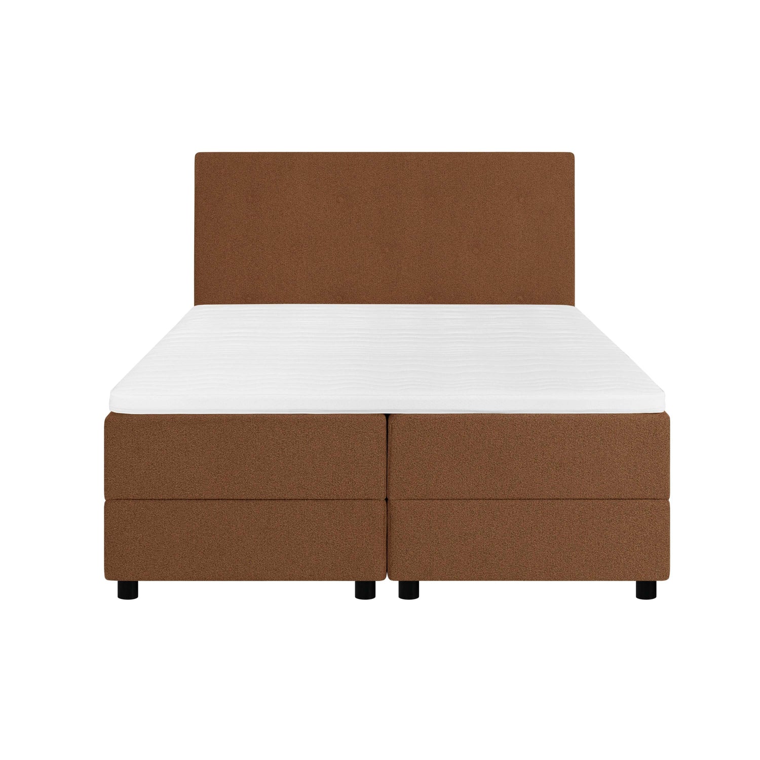 by fonQ Stilo Boxspring met Opbergruimte en Hoofdbord - 160 x 200 cm - Terra