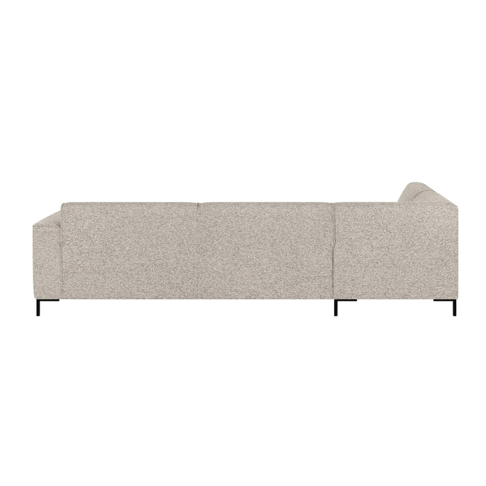 by fonQ Loft Hoekbank Links - Chenille Melange - Grijs