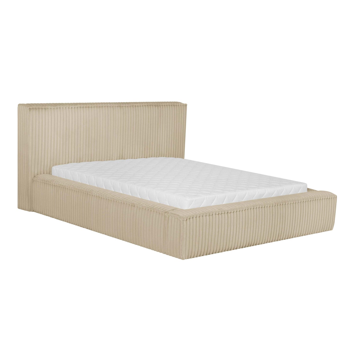 by fonQ Striv Bedframe met Opbergruimte - 160 x 200 cm - Crème