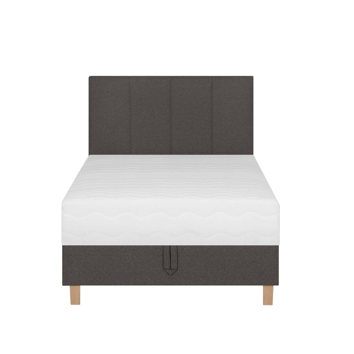 by fonQ Fjora Boxspring met Opbergruimte 120 x 200 cm - Antraciet