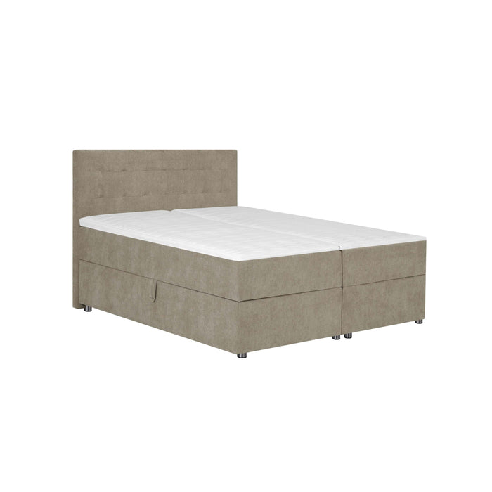 by fonQ Brene Boxspring met Opbergruimte - 160 x 200 cm - Beige