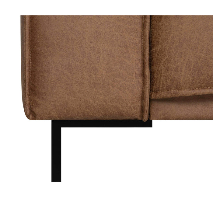 by fonQ Dune Hoekbank - Links - Kunstleer - Cognac